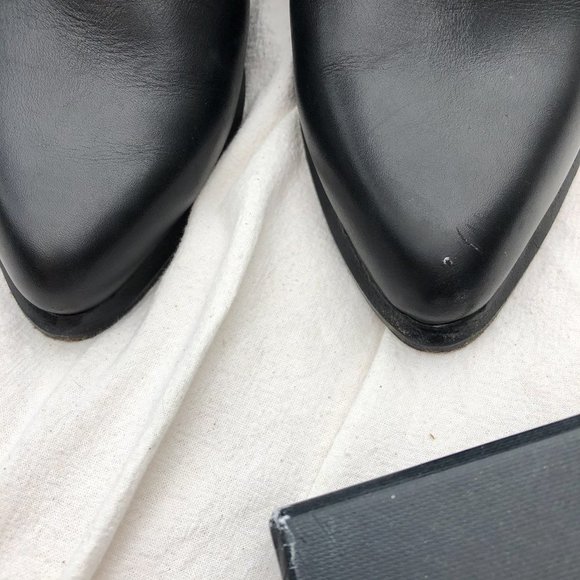 Rag & Bone Aston Boot Asphalt Leather Suede Ankle Bootie 7.5 37.5 - Picture 4 of 6